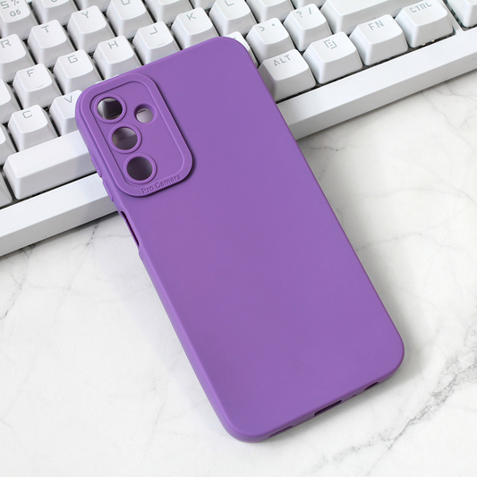 Torbica Silikon Pro Camera za Samsung A156B Galaxy A15 5G ljubicasta
