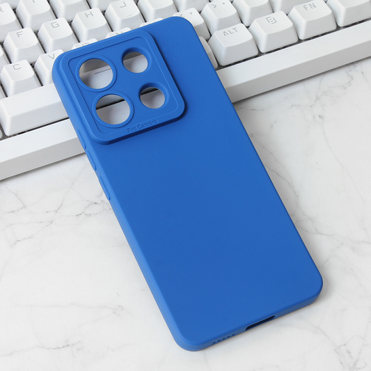 Torbica Silikon Pro Camera za Xiaomi Redmi Note 13 Pro 5G (EU) tamno plava