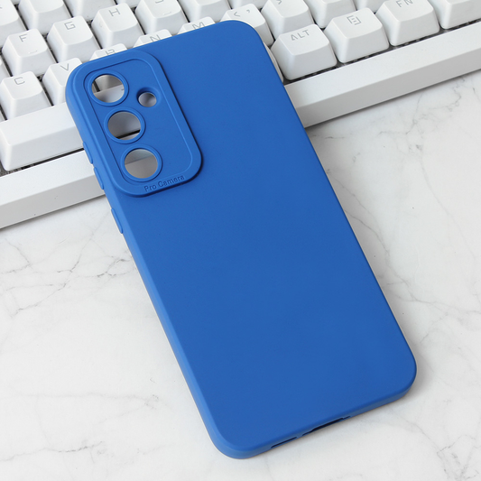 Torbica Silikon Pro Camera za Samsung A556B Galaxy A55 5G tamno plava