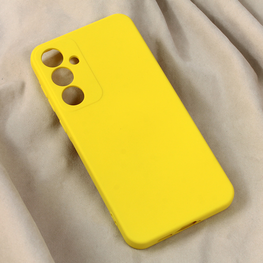 Torbica Teracell Soft Velvet za Samsung A556B Galaxy A55 5G zuta
