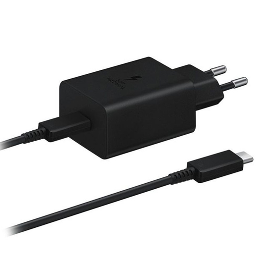 Samsung Fast kucni punjac PD 3A 45W sa kablom Type-C crni (EP-T4511-NBE)