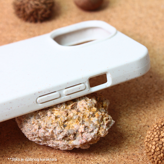 Torbica Teracell Giulietta Nature za iPhone 14 Plus 6.7 bela