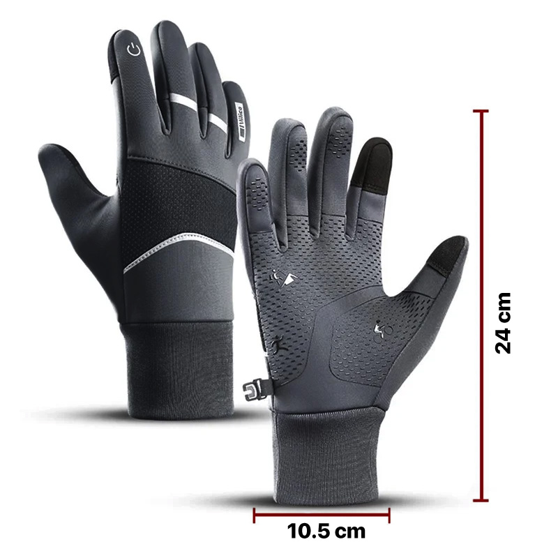 Rukavice za touch screen Vilico sive L