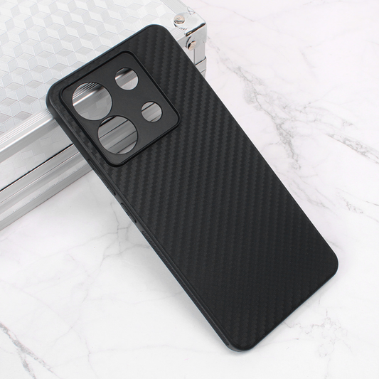 Torbica Carbon fiber za Xiaomi Redmi Note 13 Pro 5G (EU) crna