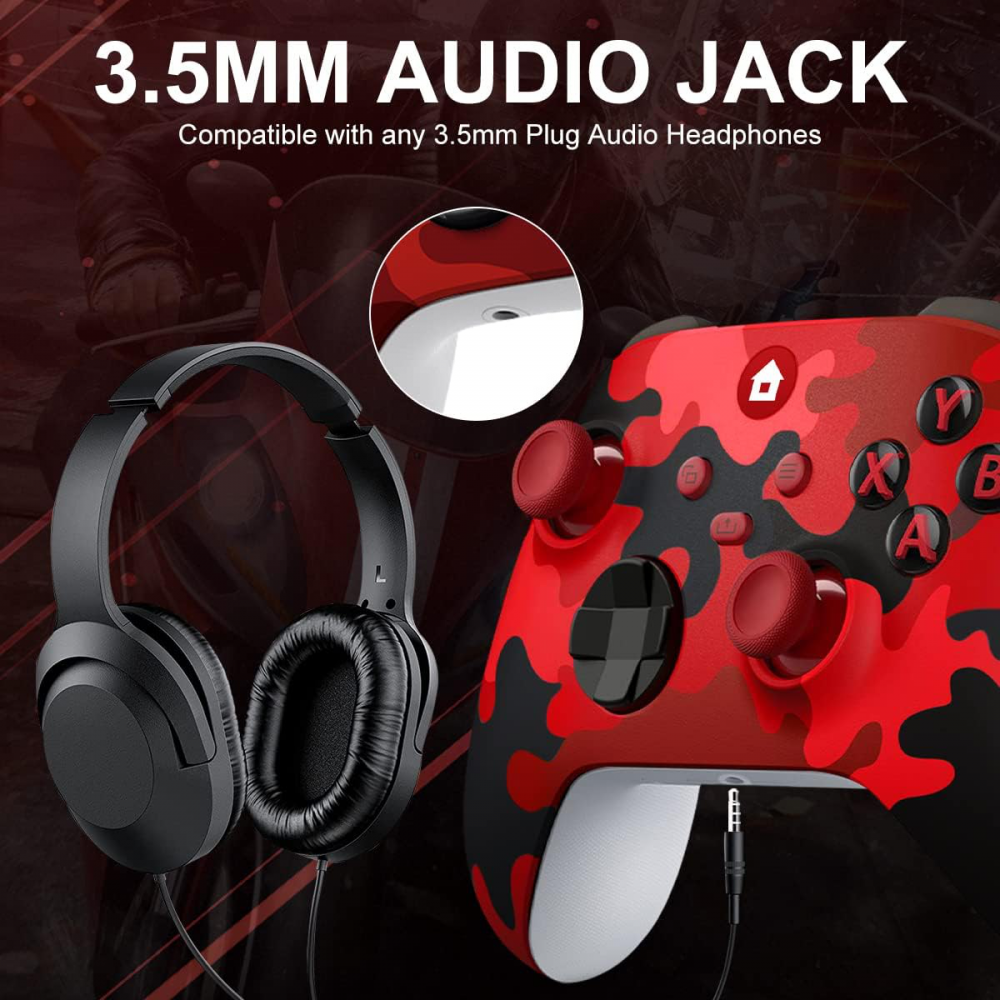 Joypad WIFI kontroler za XBOX One, XBOX X series, PC Windows, PS 3 army crvena