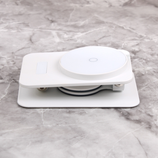 Kucni punjac Wireless 15W rotirajuci beli
