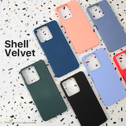Torbica Teracell Soft Velvet za Xiaomi Redmi A3 ljubicasta