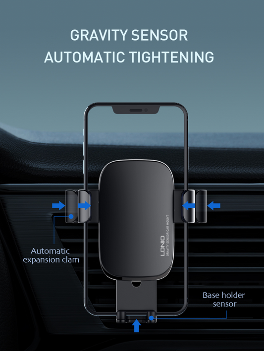 Auto stalak za ventilaciju LDNIO MG10 crveni