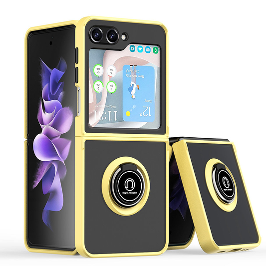 Torbica Frosted Shockproof za Samsung F741B/F761B Galaxy Z Flip 6/7 FE 5G zuta