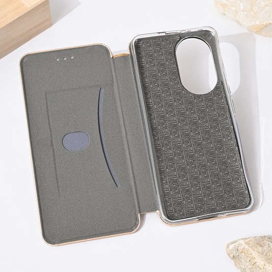 Torbica Teracell Flip Cover za Honor 200 zlatna