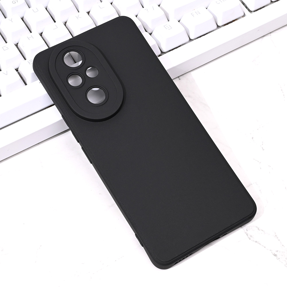 Torbica Silikon Pro Camera za Honor 200 Pro crna