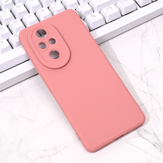 Torbica Silikon Pro Camera za Honor 200 Pro roze