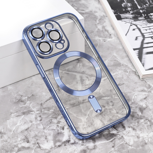 Torbica Magsafe Lux za iPhone 15 Pro 6.1 svetlo plava