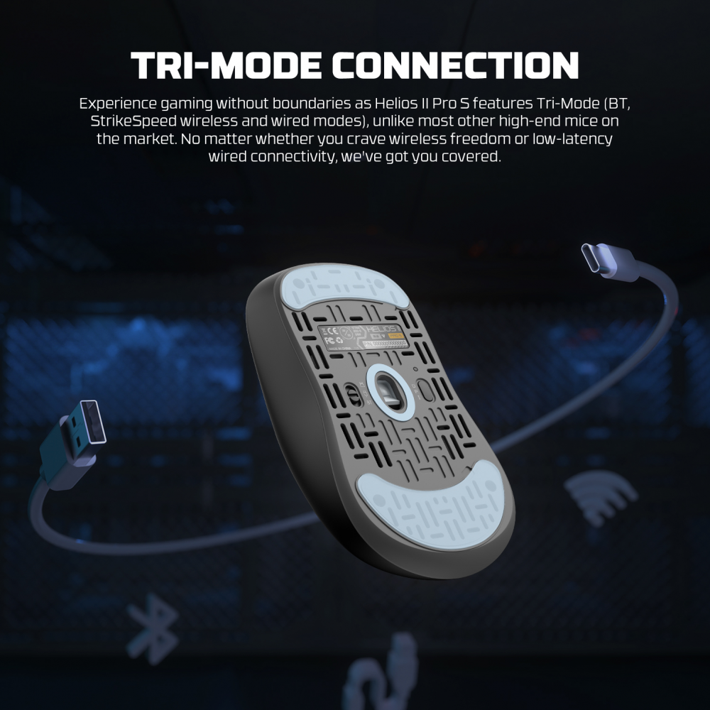 Mis Wireless Gaming Fantech XD3 (V3) PRO 8K Helios II crni sa ACM03 (dongle)