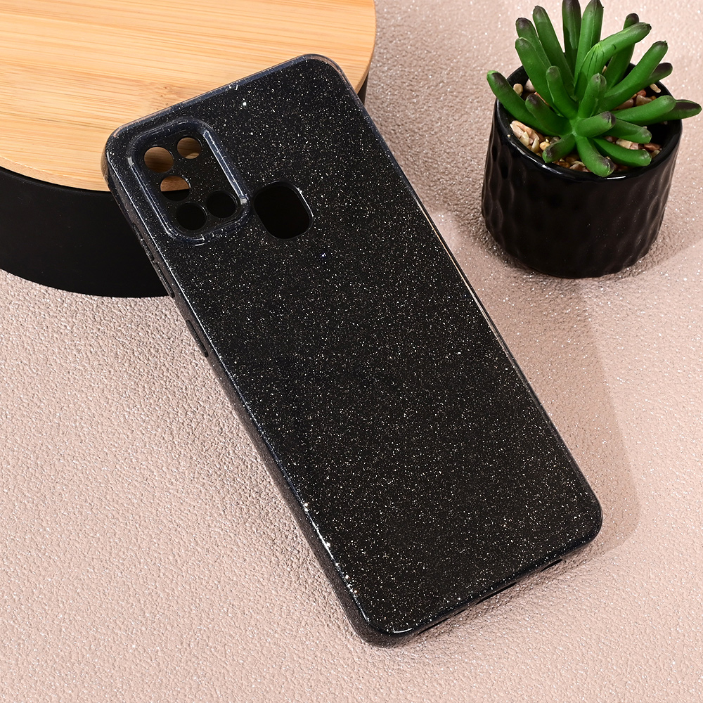 Torbica Sparkle Dust za Samsung A217F Galaxy A21s crna