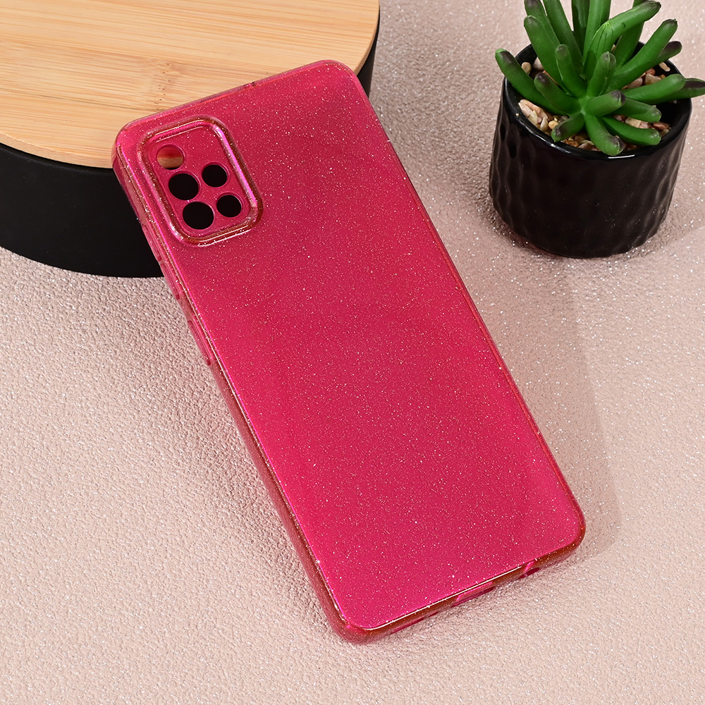 Torbica Sparkle Dust za Samsung A515F Galaxy A51 bordo