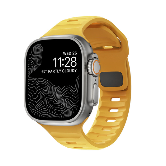 Narukvica za Apple watch 45/49mm tamno zuta
