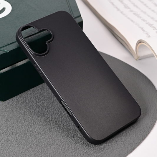 Torbica silikonska Skin za iPhone 16 Plus 6.7 mat crna