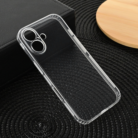 Torbica silikonska Ultra Thin with pluggy za iPhone 16 6.1 transparent