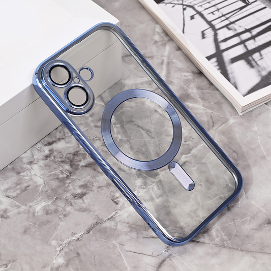 Torbica Magsafe Lux za iPhone 16 6.1 svetlo plava