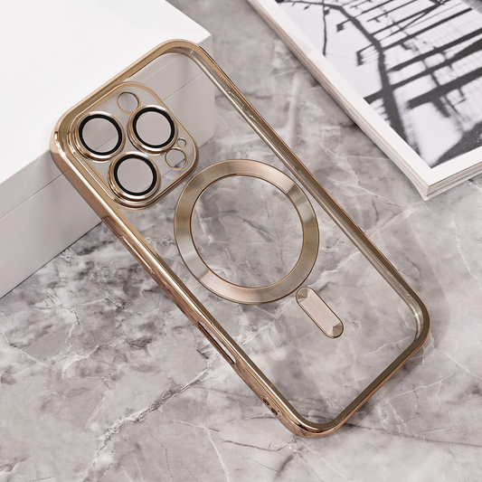 Torbica Magsafe Lux za iPhone 16 Pro 6.3 zlatna