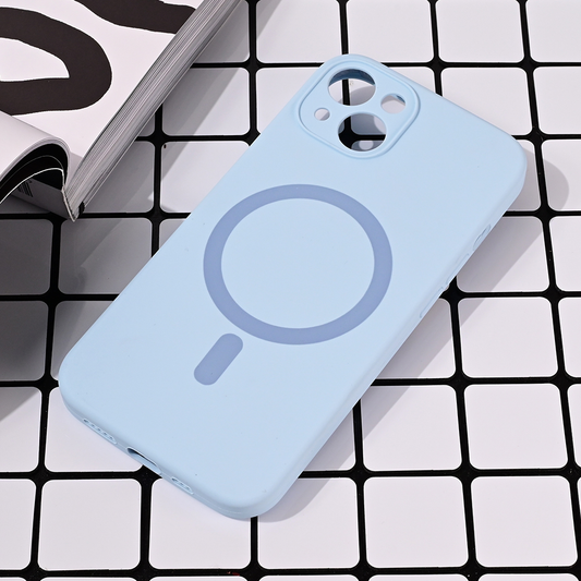 Torbica Magsafe Pure color za iPhone 14 6.1 svetlo plava