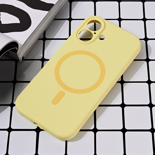 Torbica Magsafe Pure color za iPhone 16 6.1 zuta