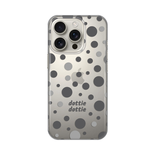 Torbica Silikonska Print Skin za iPhone 16 Pro 6.3 Dottie Dottie Gray