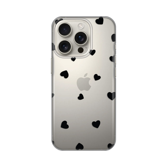 Torbica Silikonska Print Skin za iPhone 16 Pro 6.3 Hearts
