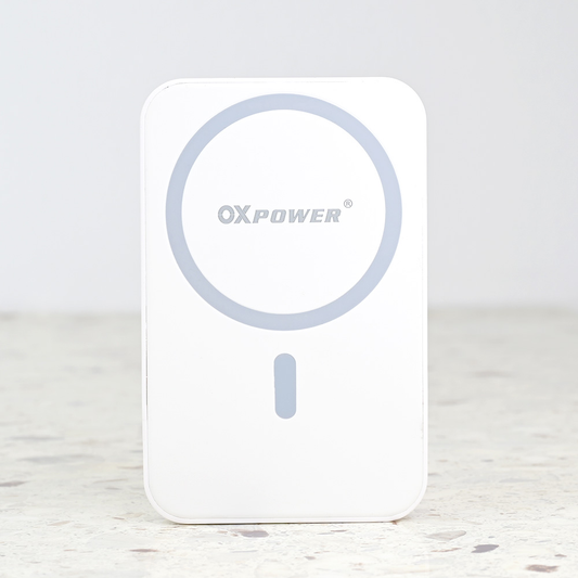 Power bank prenosiva baterija Magsafe Oxpower PD W100 10000mAh bela