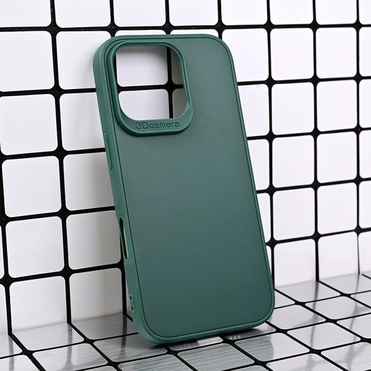 Torbica 3D Camera za iPhone 16 Pro 6.3 tamno zelena