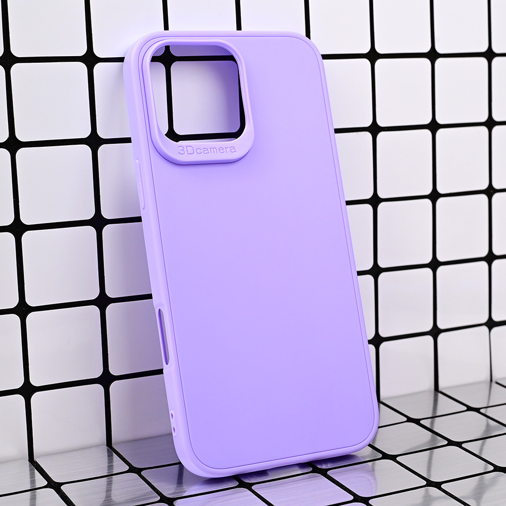 Torbica 3D Camera za iPhone 16 Pro Max 6.9 ljubicasta