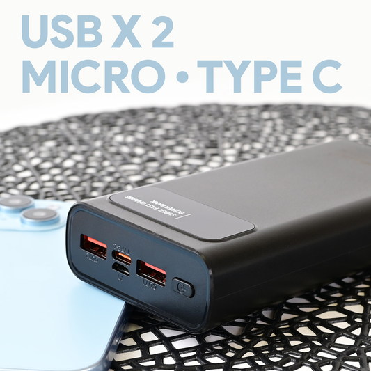 Power bank prenosiva baterija Oxpower PD21 20000mAh crna