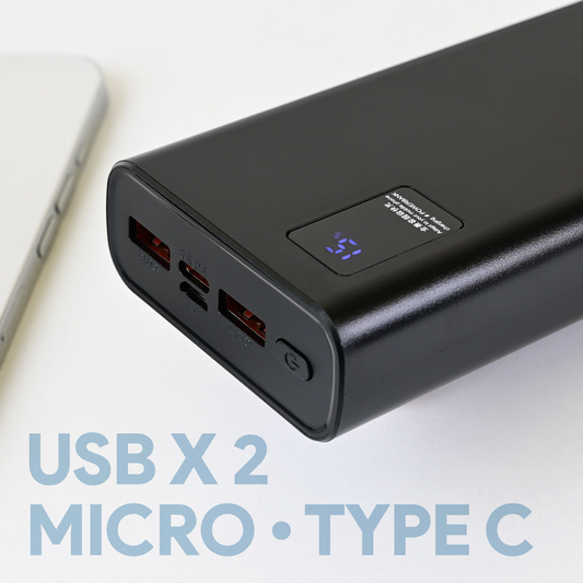 Power bank prenosiva baterija Oxpower PD22 20000mAh crna