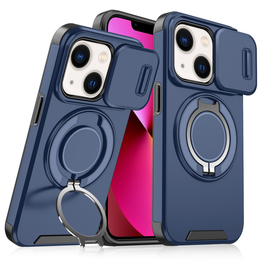 Torbica CamShield Ring stand za iPhone 13 6.1 plava