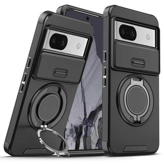 Torbica CamShield Ring stand za Google Pixel 8A crna