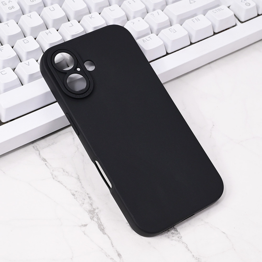 Torbica Silikon Pro Camera za iPhone 16 6.1 crna