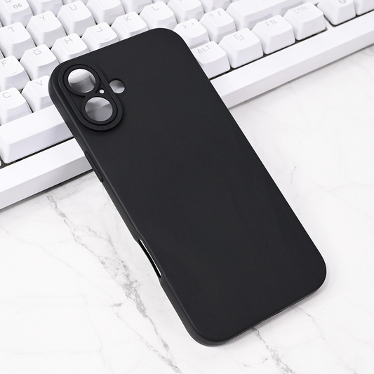 Torbica Silikon Pro Camera za iPhone 16 Plus 6.7 crna