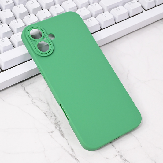 Torbica Silikon Pro Camera za iPhone 16 Plus 6.7 tamno zelena