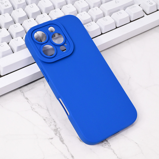 Torbica Silikon Pro Camera za iPhone 16 Pro 6.3 tamno plava