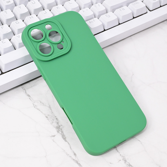 Torbica Silikon Pro Camera za iPhone 16 Pro Max 6.9 tamno zelena