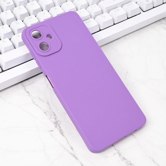 Torbica Silikon Pro Camera za Samsung A065F Galaxy A06 4G ljubicasta