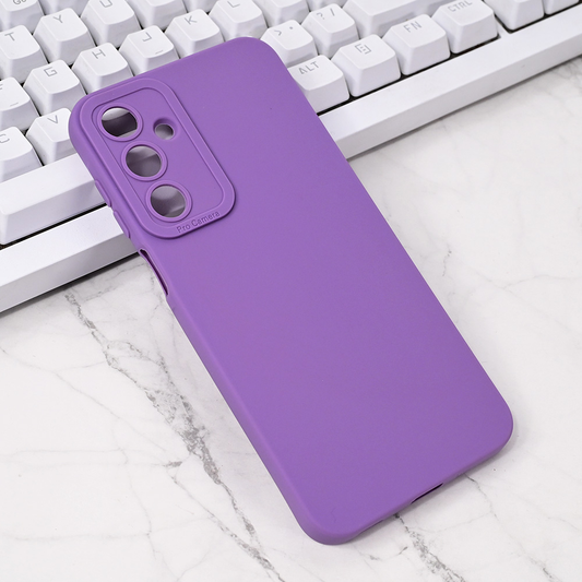 Torbica Silikon Pro Camera za Samsung A165B Galaxy A16 5G ljubicasta
