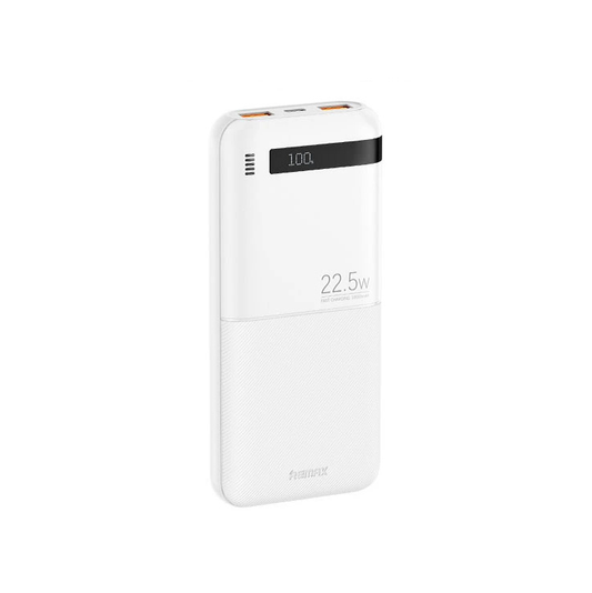 Power bank prenosiva baterija REMAX Piloteer Series RPP-71 20W+22.5W Fast Charging 10000mAh beli