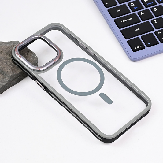 Torbica Magsafe Trendy za iPhone 15 Pro Max 6.7 siva