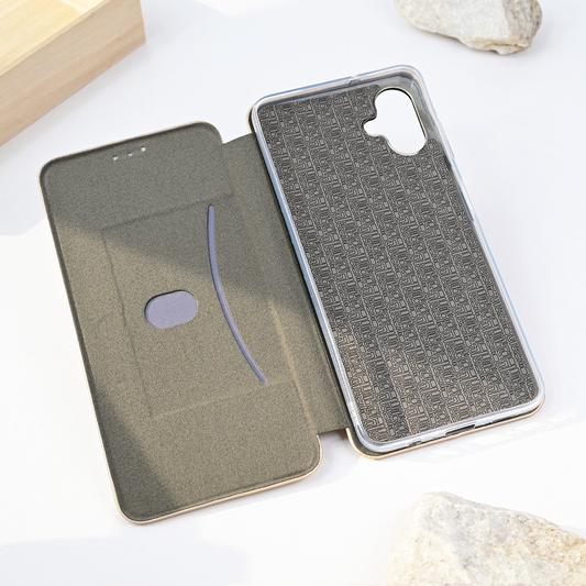 Torbica Teracell Flip Cover za Samsung A065F Galaxy A06 zlatna