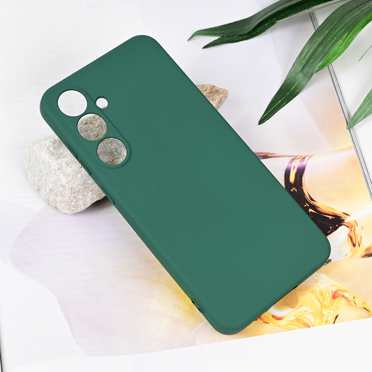 Torbica Teracell Soft Velvet za Samsung S721B Galaxy S24 FE tamno zelena