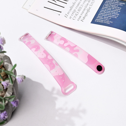 Narukvica za smart watch Xiaomi Mi Band M8/M9 army pink