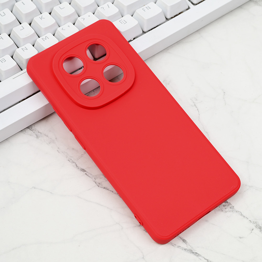Torbica Silikon Pro Camera za Xiaomi Redmi Note 14 Pro 5G crvena