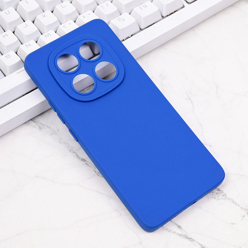 Torbica Silikon Pro Camera za Xiaomi Redmi Note 14 Pro 5G plava